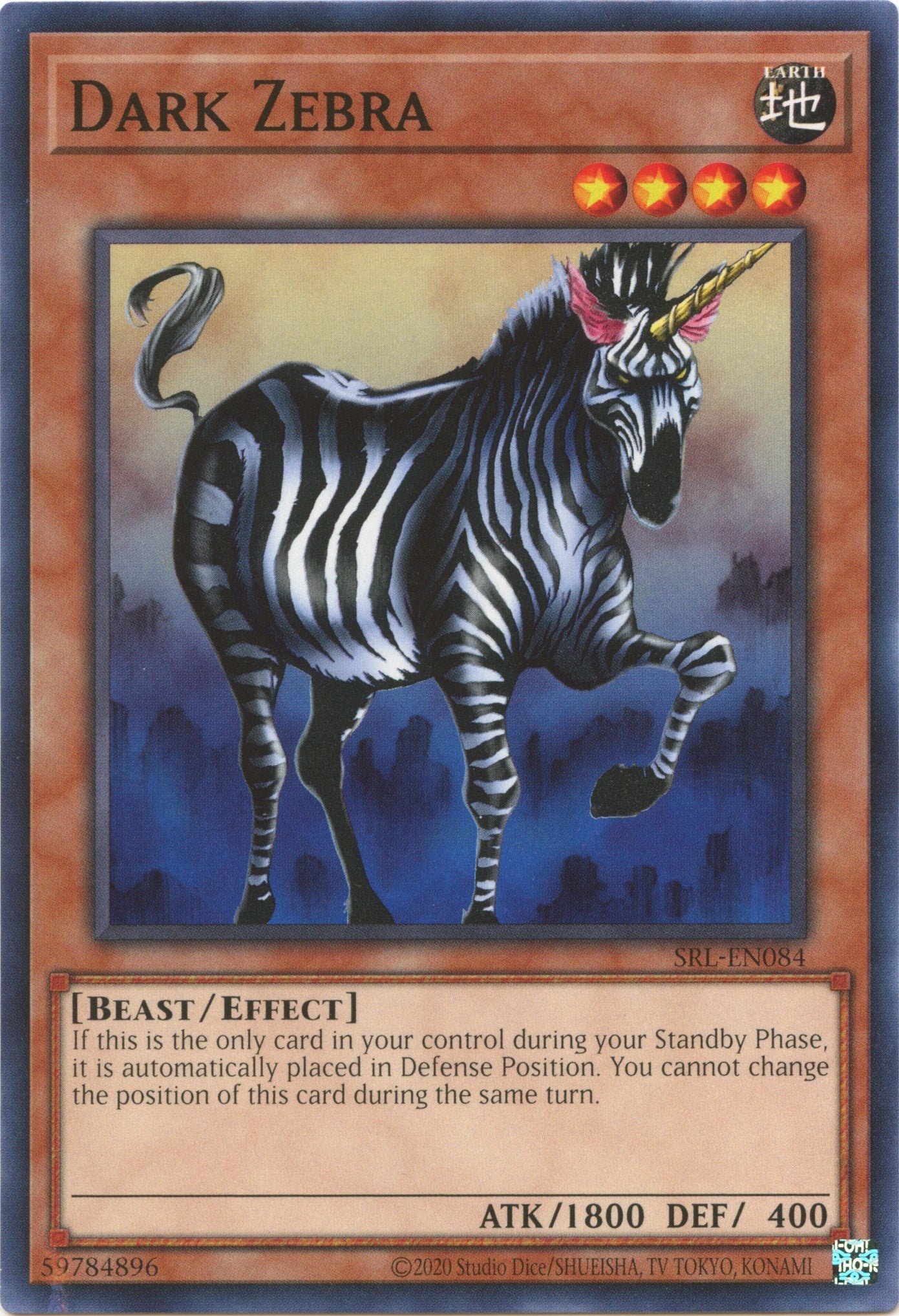 Dark Zebra (25th Anniversary) [SRL-EN084] Common | Card Merchant Takapuna