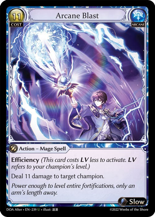 Arcane Blast (239) [Dawn of Ashes: Alter Edition] | Card Merchant Takapuna