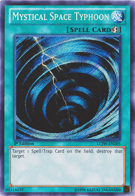 Mystical Space Typhoon [LCJW-EN285] Secret Rare | Card Merchant Takapuna