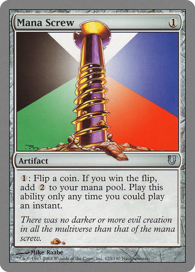 Mana Screw [Unhinged] | Card Merchant Takapuna