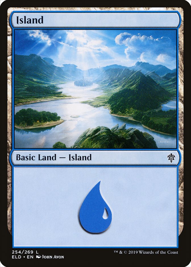Island (254) [Throne of Eldraine] | Card Merchant Takapuna