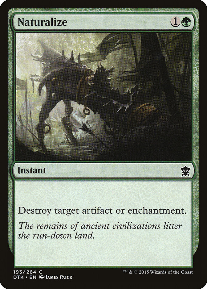 Naturalize [Dragons of Tarkir] | Card Merchant Takapuna