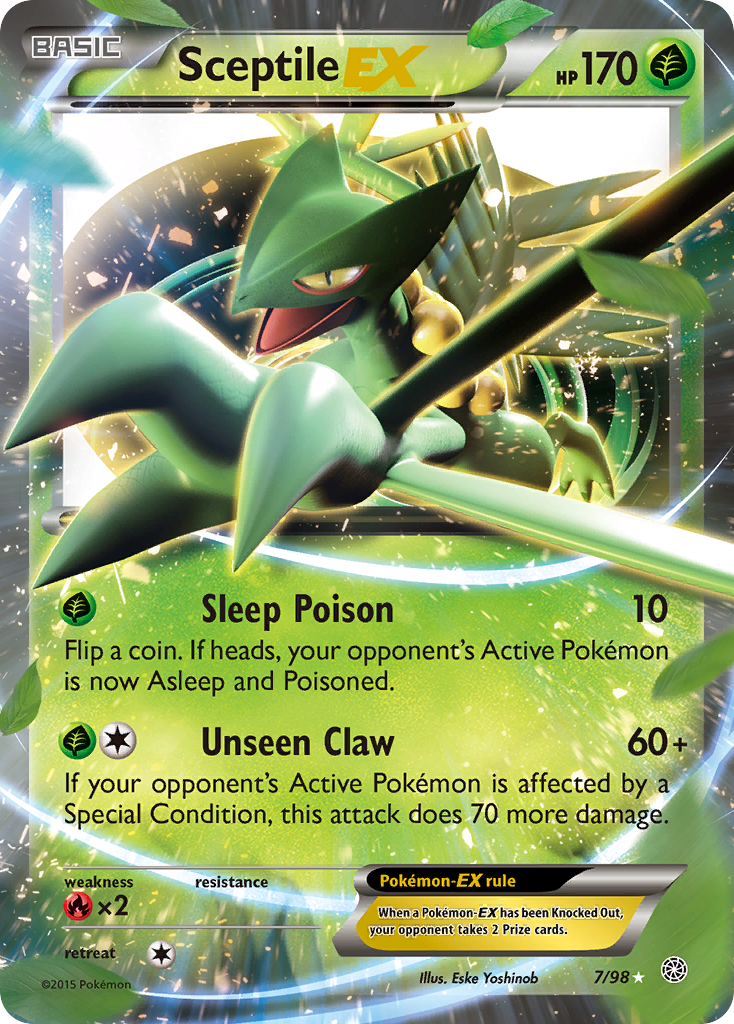 Sceptile EX (7/98) [XY: Ancient Origins] | Card Merchant Takapuna