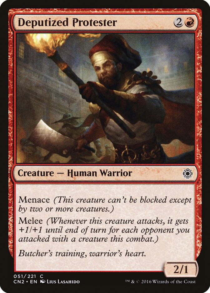 Deputized Protester [Conspiracy: Take the Crown] | Card Merchant Takapuna