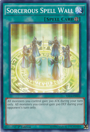 Sorcerous Spell Wall [YS14-EN021] Common | Card Merchant Takapuna