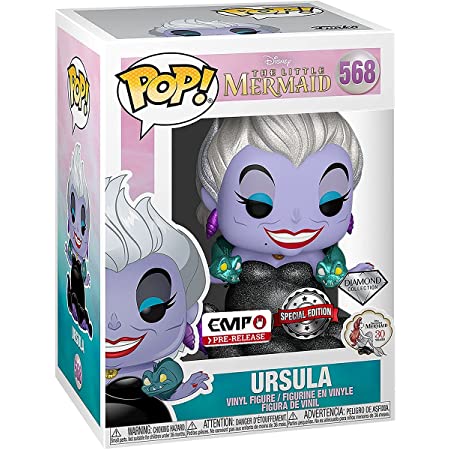 Little Mermaid - Ursula (w/ Eels) Diamond Collection Pop! 568 | Card Merchant Takapuna