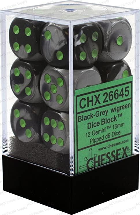 Chessex 12-Die Set - Gemini | Card Merchant Takapuna