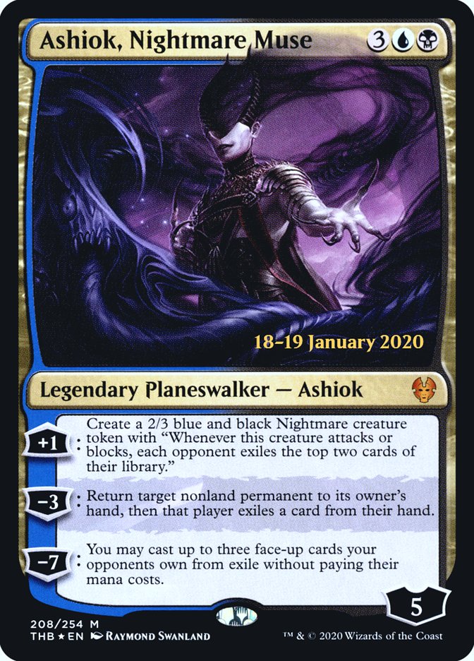 Ashiok, Nightmare Muse [Theros Beyond Death Prerelease Promos] | Card Merchant Takapuna