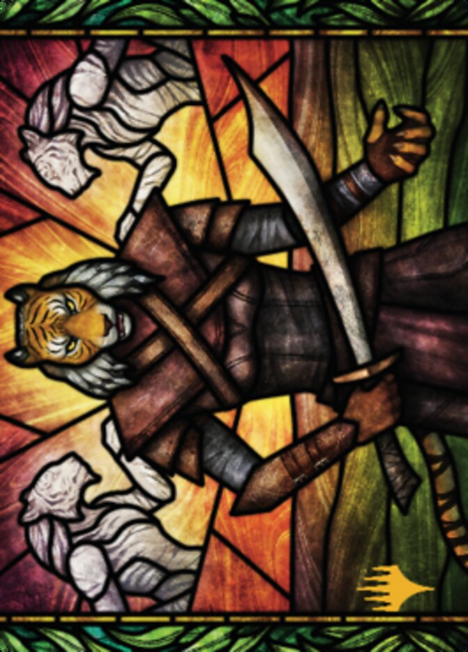 Zar Ojanen, Scion of Efrava Art Card (Gold-Stamped Signature) [Dominaria United Art Series] | Card Merchant Takapuna