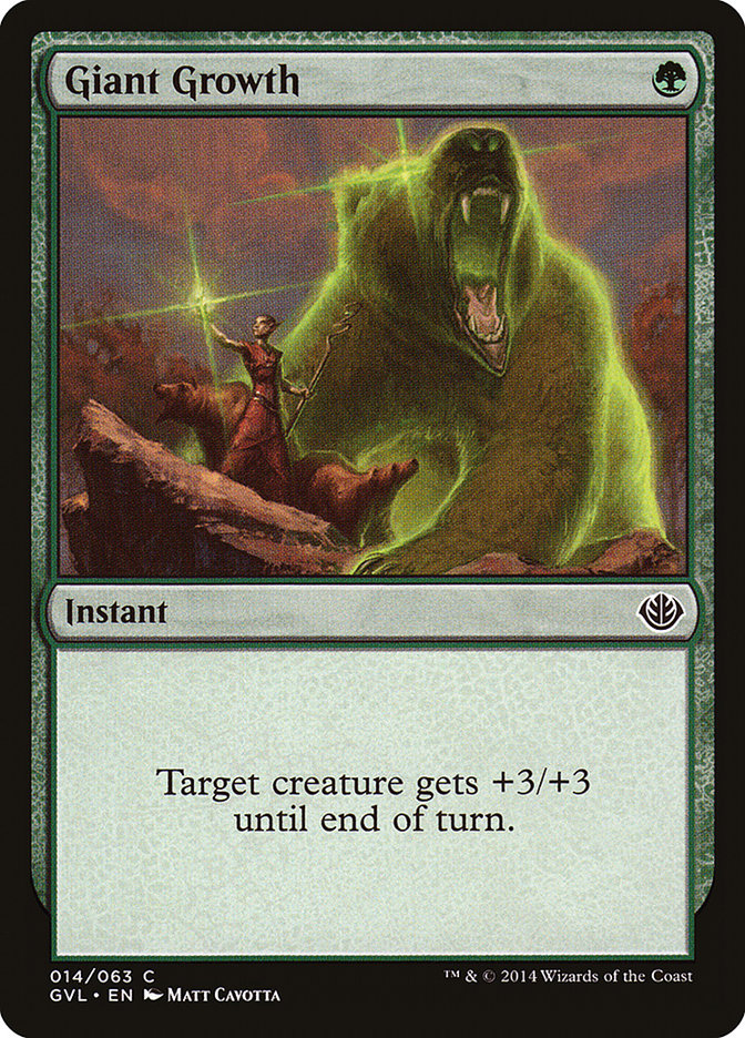 Giant Growth (Garruk vs. Liliana) [Duel Decks Anthology] | Card Merchant Takapuna