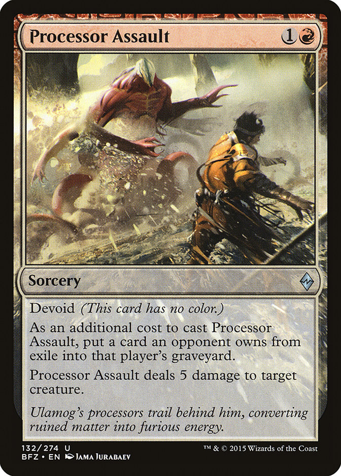 Processor Assault [Battle for Zendikar] | Card Merchant Takapuna