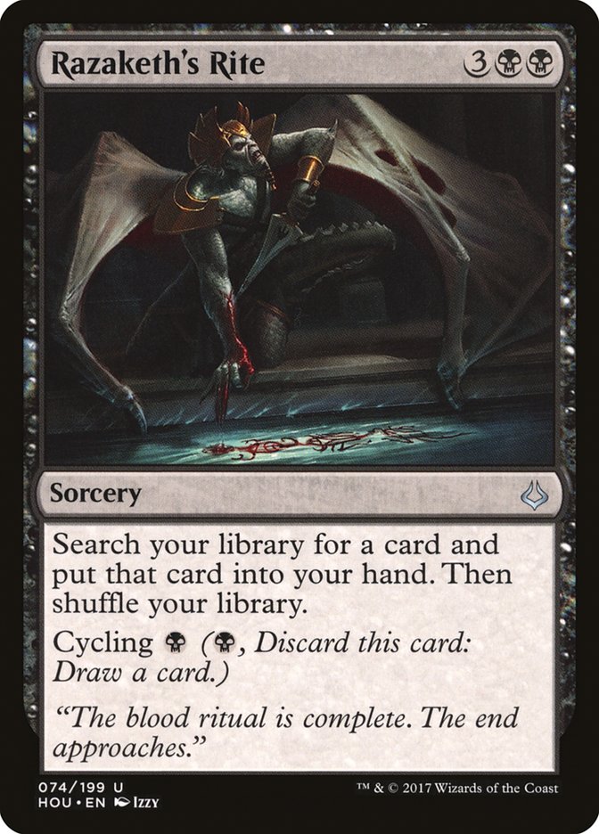 Razaketh's Rite [Hour of Devastation] | Card Merchant Takapuna