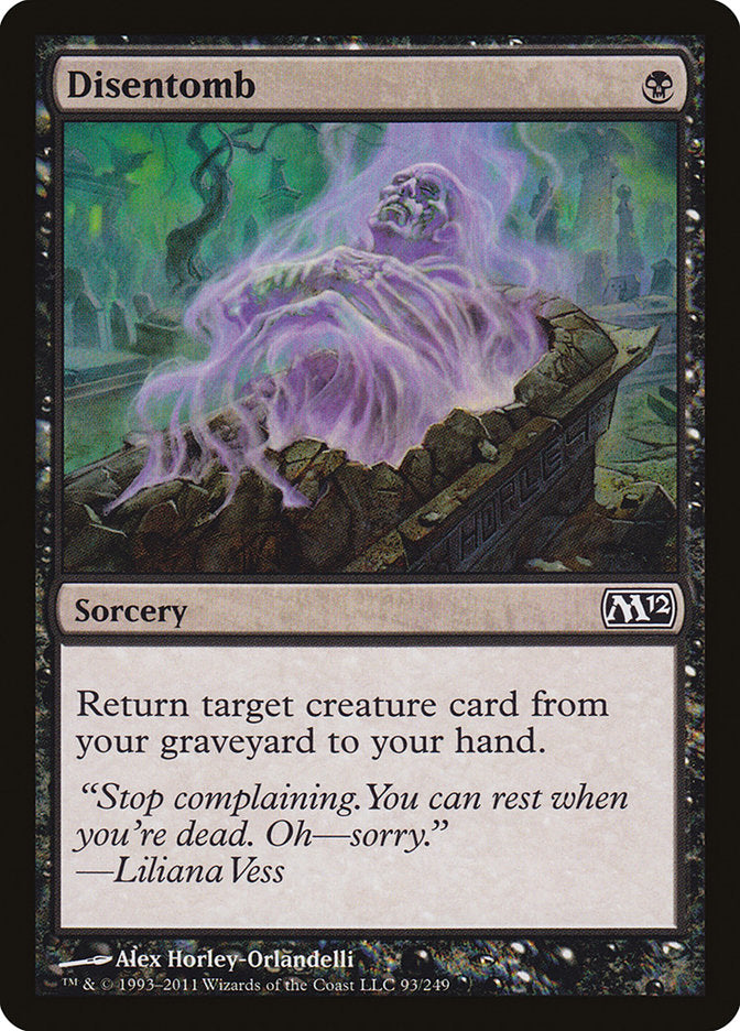 Disentomb [Magic 2012] | Card Merchant Takapuna