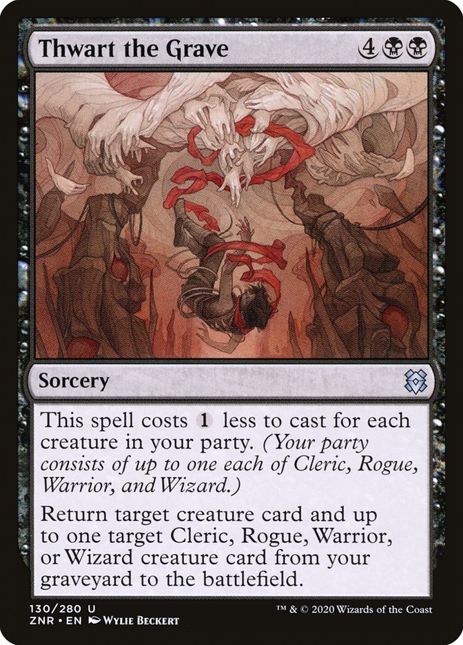 Thwart the Grave [Zendikar Rising] | Card Merchant Takapuna