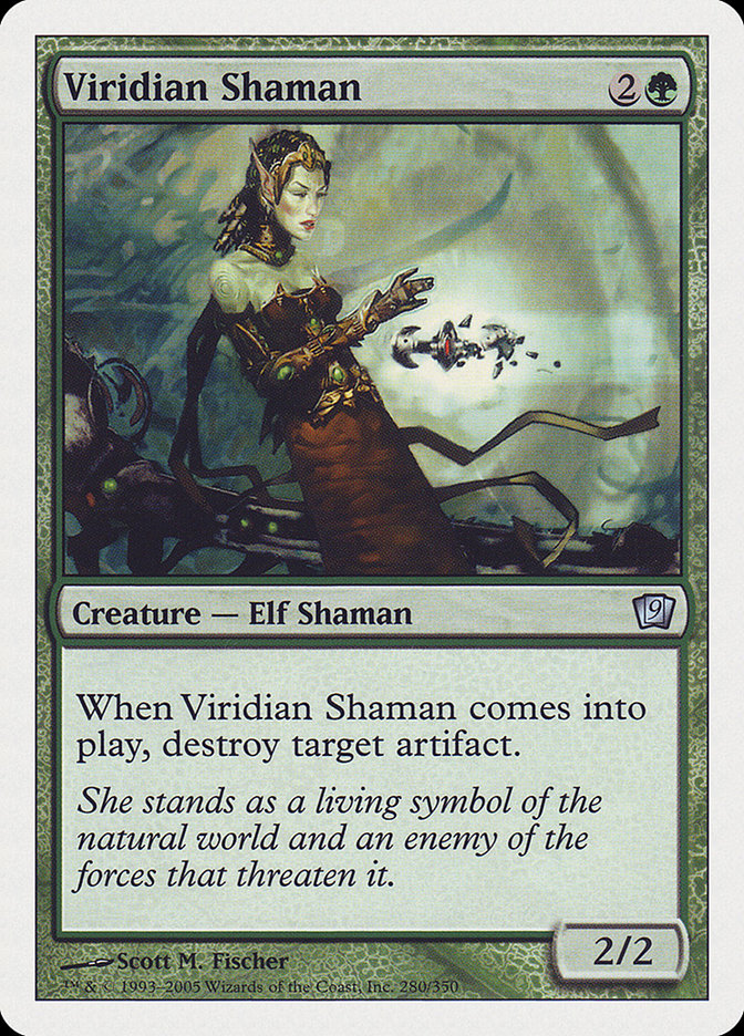 Viridian Shaman [Ninth Edition] | Card Merchant Takapuna