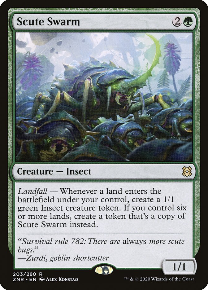 Scute Swarm [Zendikar Rising] | Card Merchant Takapuna