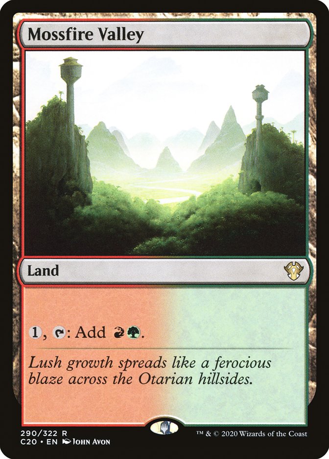 Mossfire Valley [Commander 2020] | Card Merchant Takapuna