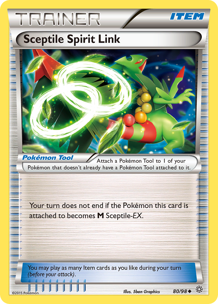 Sceptile Spirit Link (80/98) [XY: Ancient Origins] | Card Merchant Takapuna