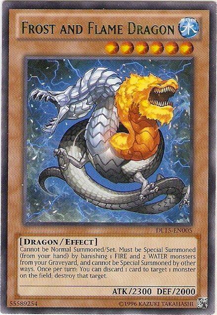 Frost and Flame Dragon (Green) [DL15-EN005] Rare | Card Merchant Takapuna