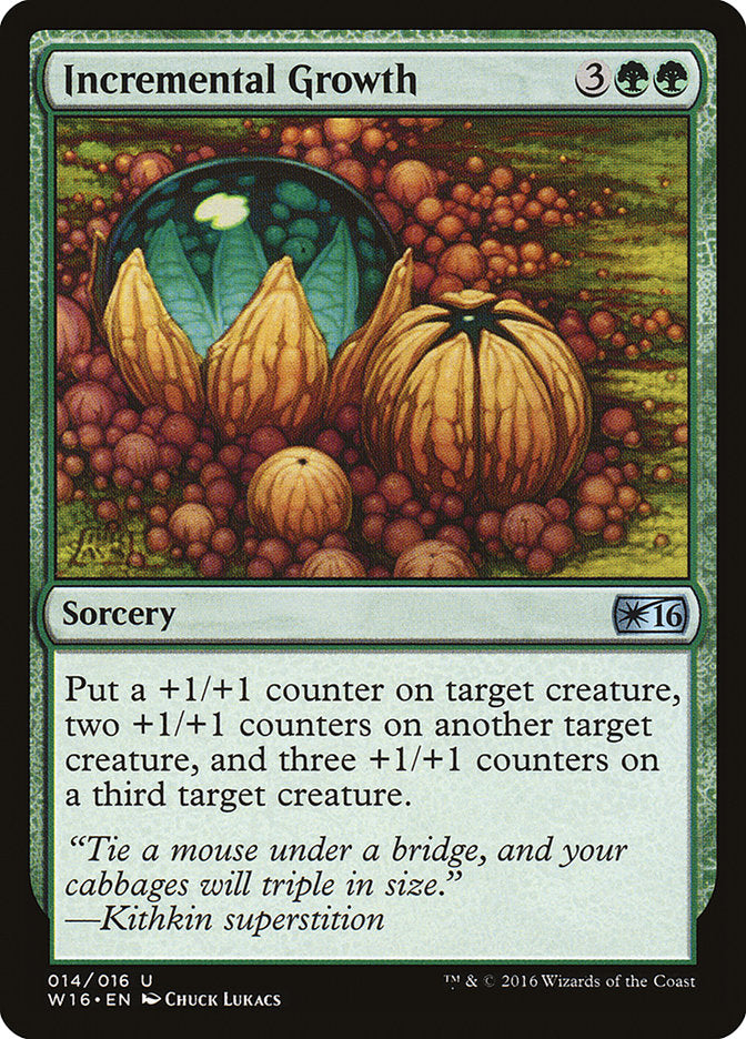 Incremental Growth [Welcome Deck 2016] | Card Merchant Takapuna
