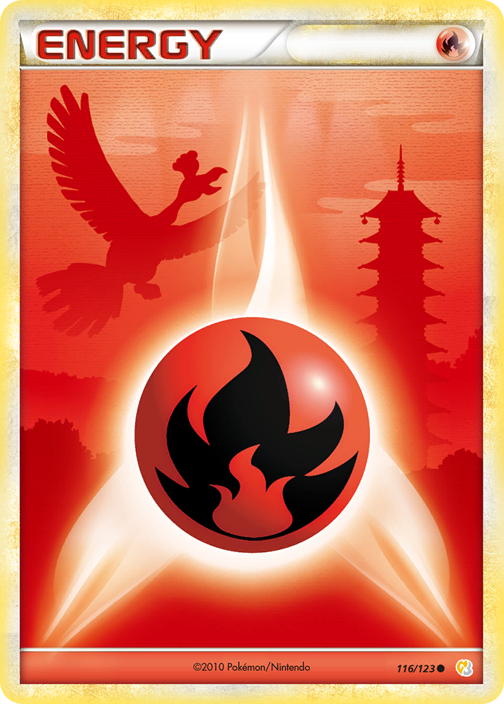 Fire Energy (116/123) [HeartGold & SoulSilver: Base Set] | Card Merchant Takapuna