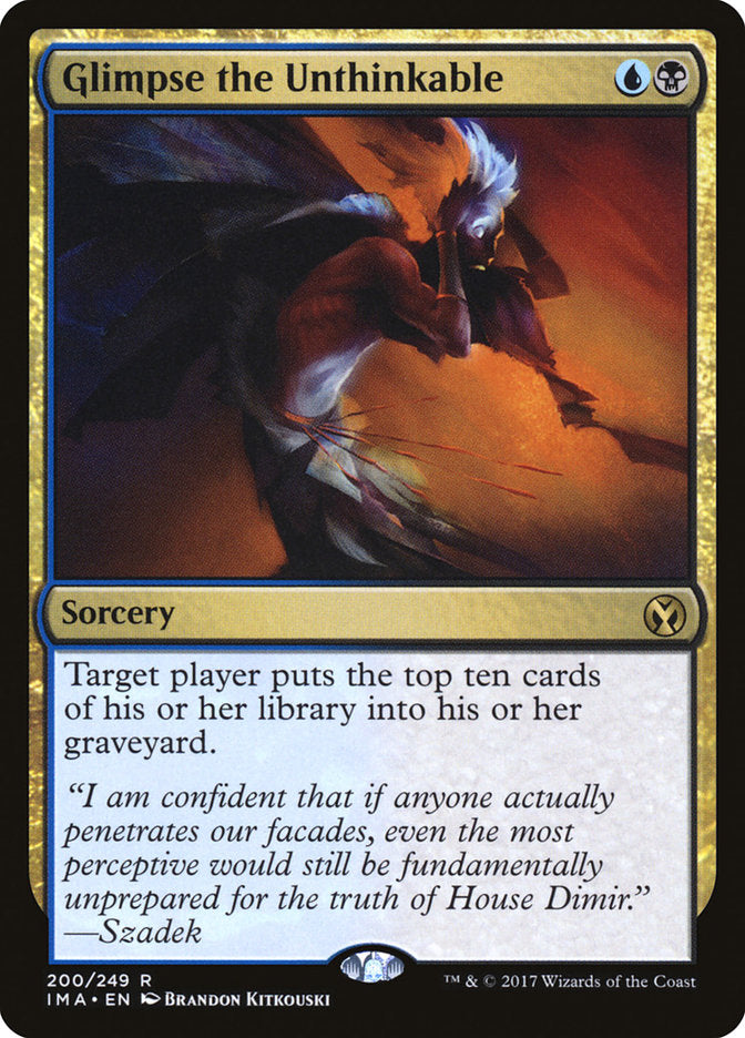Glimpse the Unthinkable [Iconic Masters] | Card Merchant Takapuna