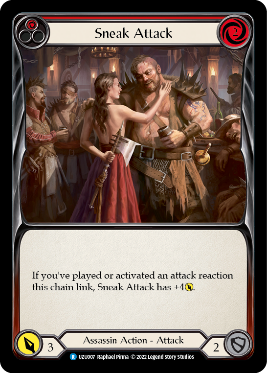 Sneak Attack (Red) [UZU007] (Outsiders Uzuri Blitz Deck) | Card Merchant Takapuna