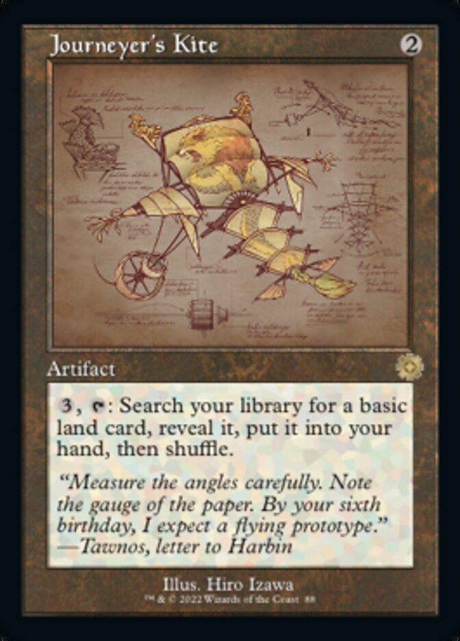 Journeyer's Kite (Retro Schematic) [The Brothers' War Retro Artifacts] | Card Merchant Takapuna