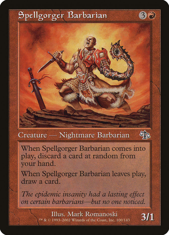 Spellgorger Barbarian [Judgment] | Card Merchant Takapuna