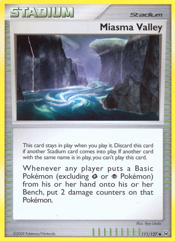 Miasma Valley (111/127) [Platinum: Base Set] | Card Merchant Takapuna