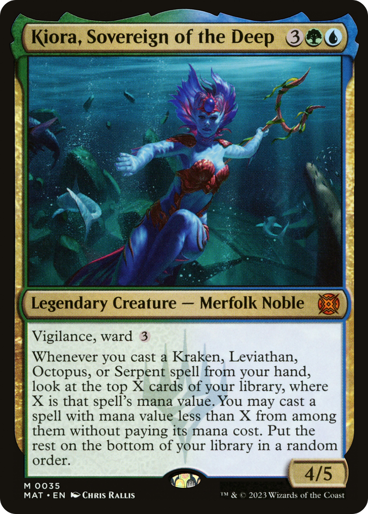 Kiora, Sovereign of the Deep [March of the Machine: The Aftermath] | Card Merchant Takapuna