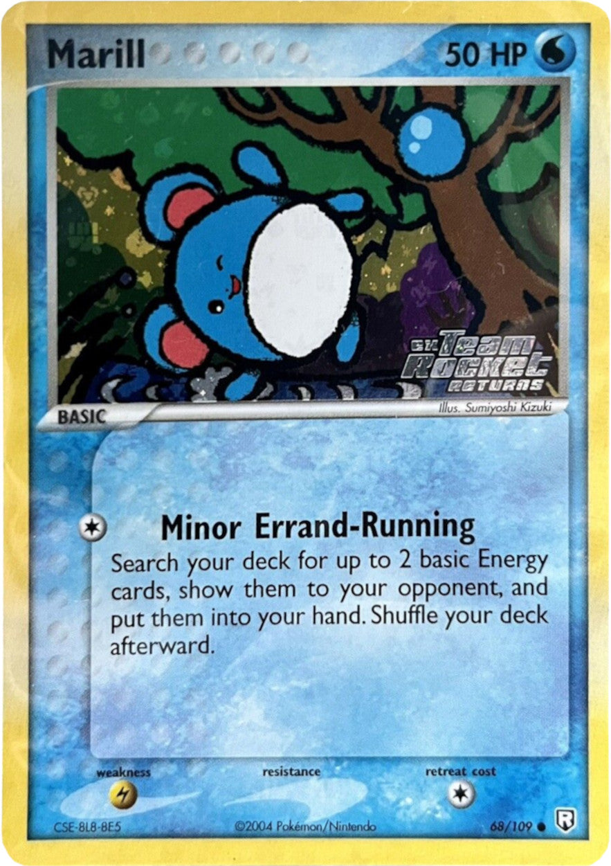 Marill (68/109) (Stamped) [EX: Team Rocket Returns] | Card Merchant Takapuna