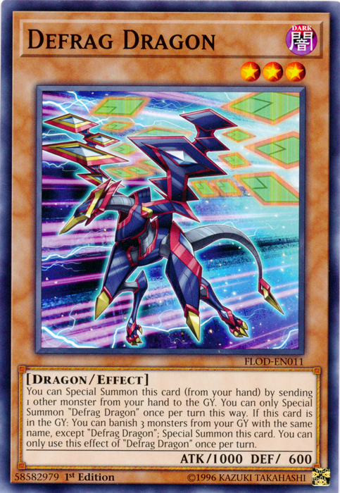 Defrag Dragon [FLOD-EN011] Common | Card Merchant Takapuna