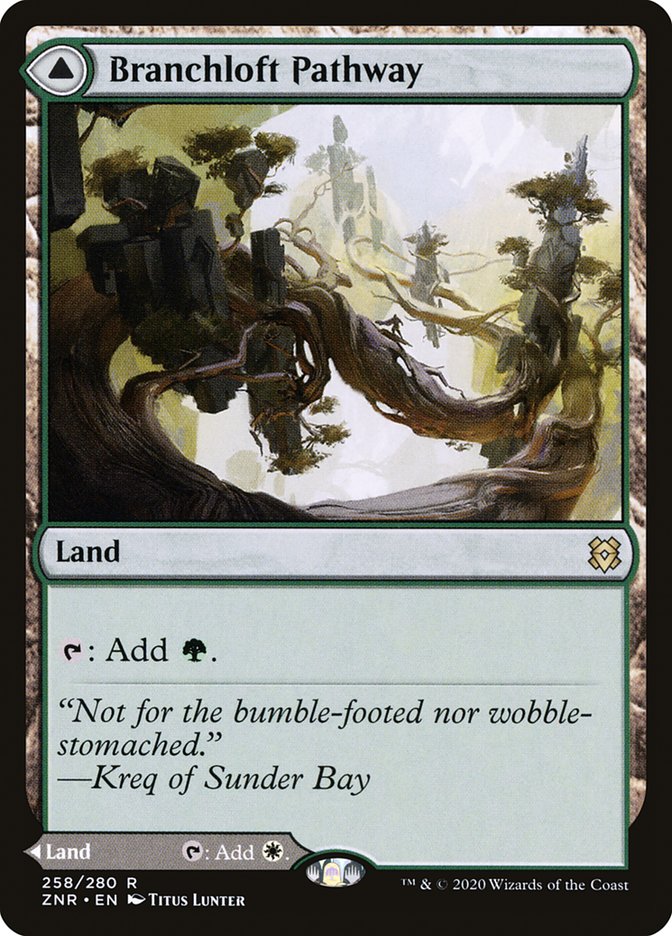Branchloft Pathway // Boulderloft Pathway [Zendikar Rising] | Card Merchant Takapuna