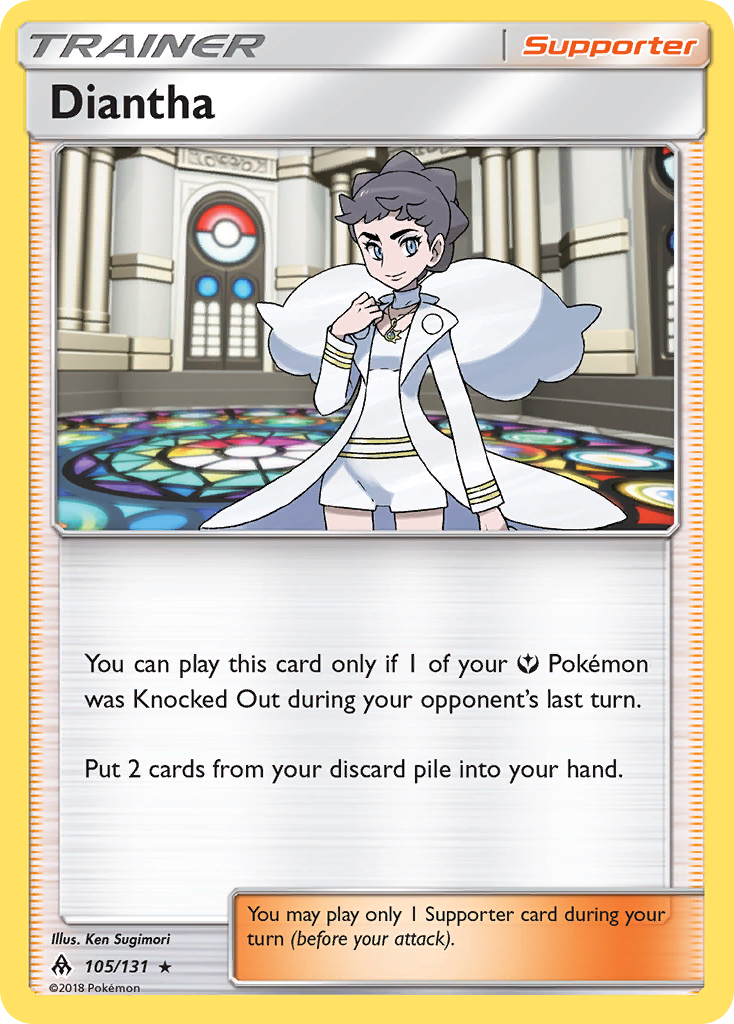 Diantha (105/131) [Sun & Moon: Forbidden Light] | Card Merchant Takapuna