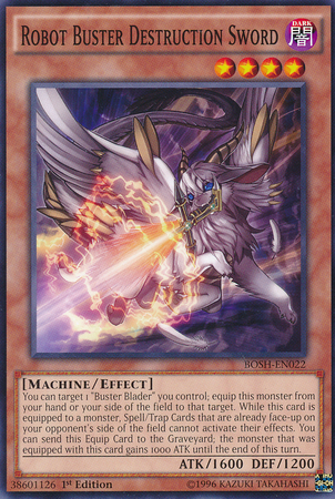 Robot Buster Destruction Sword [BOSH-EN022] Common | Card Merchant Takapuna