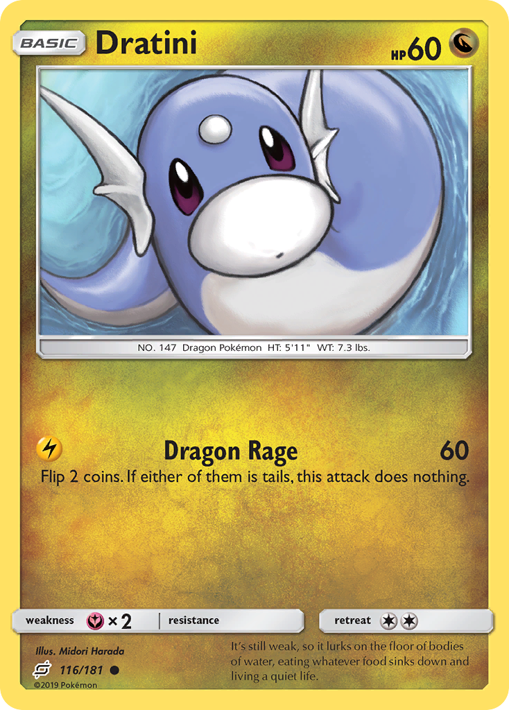 Dratini (116/181) [Sun & Moon: Team Up] | Card Merchant Takapuna