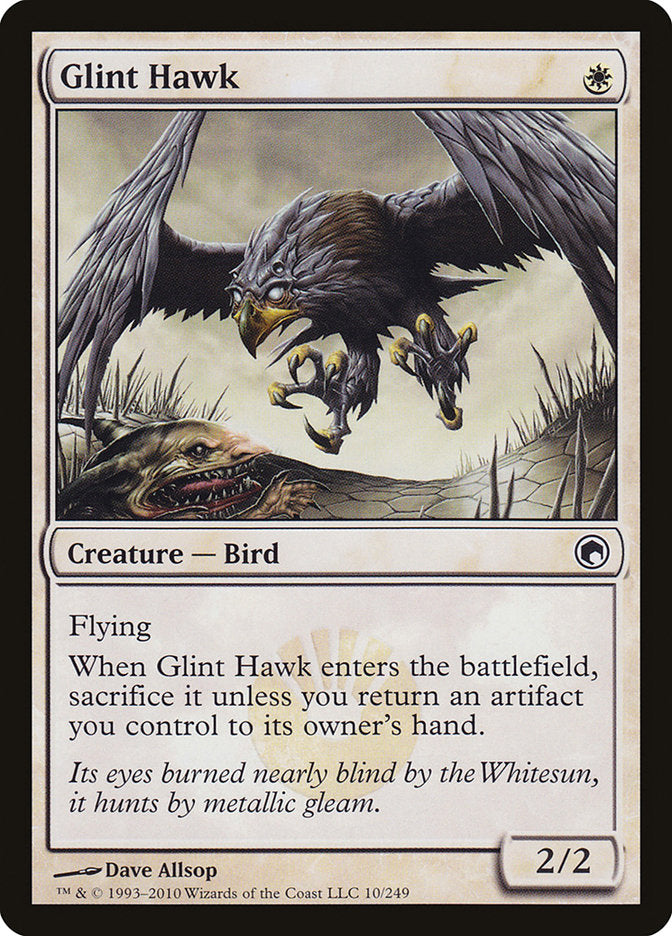 Glint Hawk [Scars of Mirrodin] | Card Merchant Takapuna