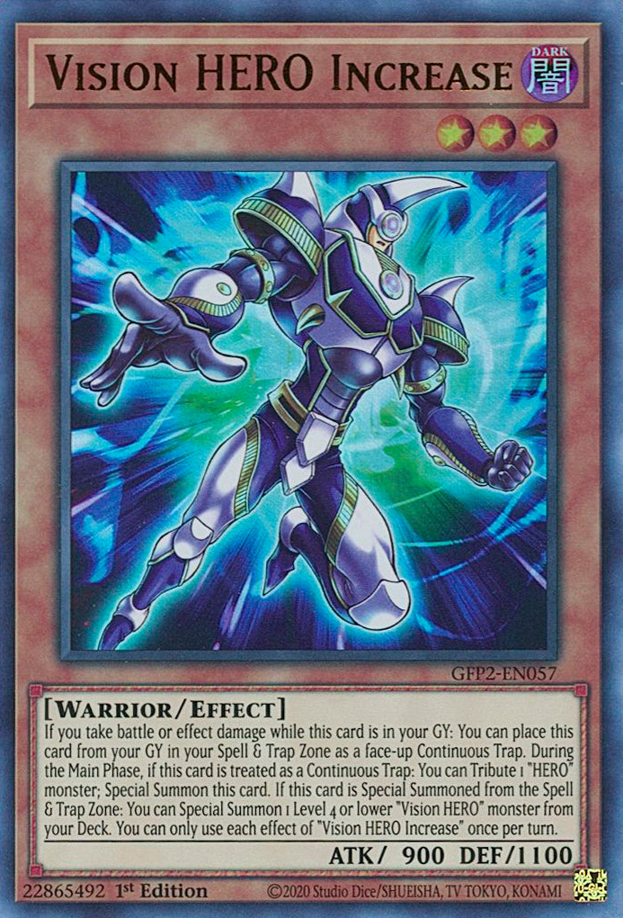 Vision HERO Increase [GFP2-EN057] Ultra Rare | Card Merchant Takapuna