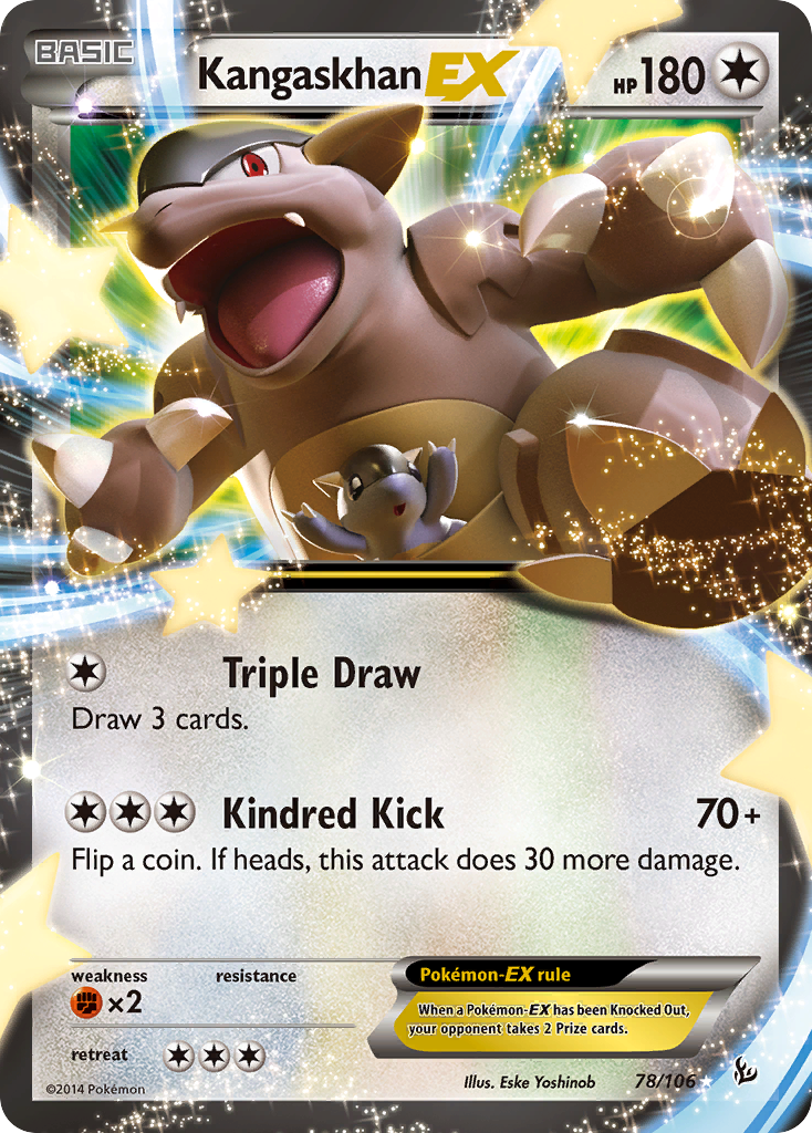 Kangaskhan EX (78/106) [XY: Flashfire] | Card Merchant Takapuna
