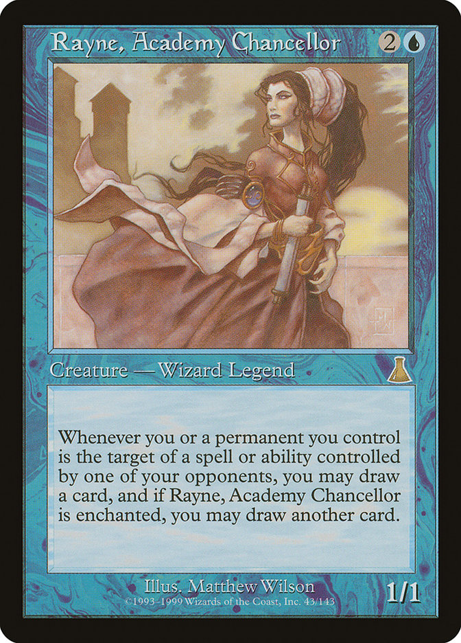 Rayne, Academy Chancellor [Urza's Destiny] | Card Merchant Takapuna