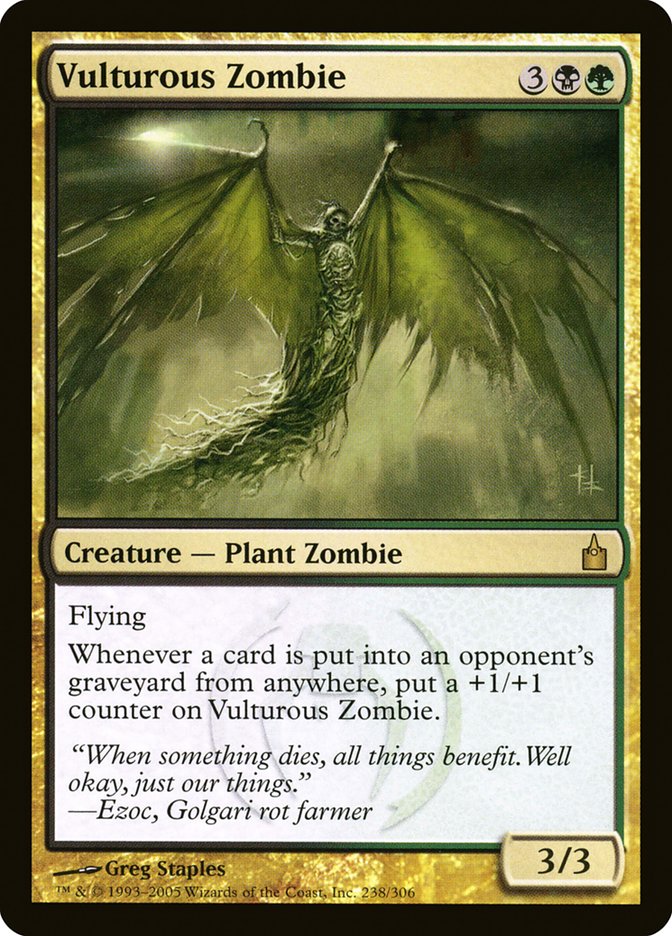 Vulturous Zombie [Ravnica: City of Guilds] | Card Merchant Takapuna