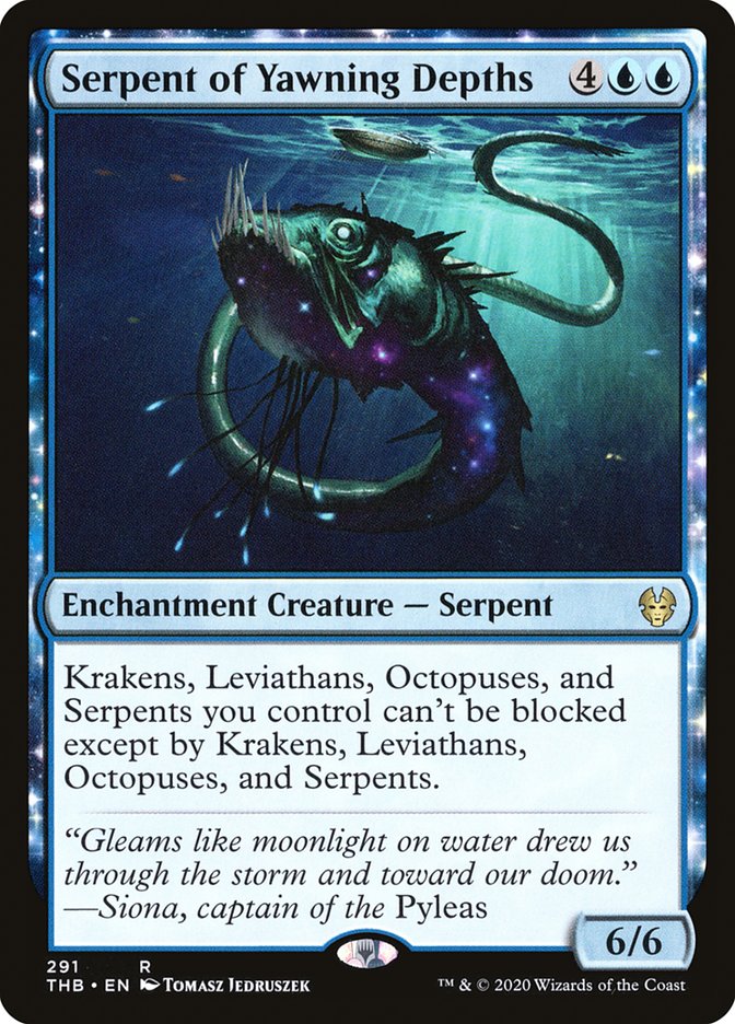 Serpent of Yawning Depths [Theros Beyond Death] | Card Merchant Takapuna