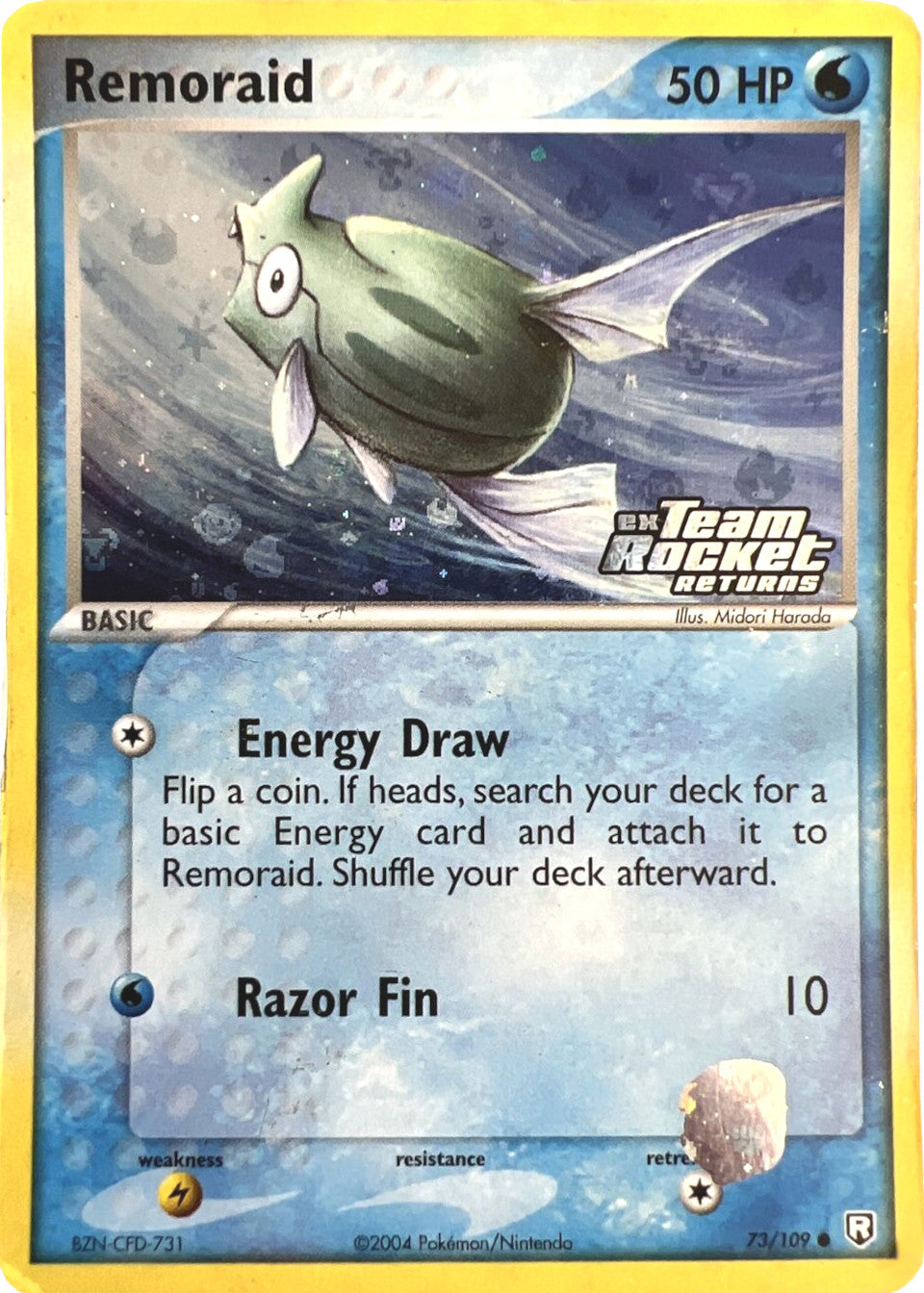 Remoraid (73/109) (Stamped) [EX: Team Rocket Returns] | Card Merchant Takapuna