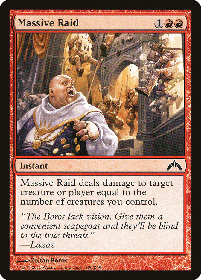 Massive Raid [Gatecrash] | Card Merchant Takapuna
