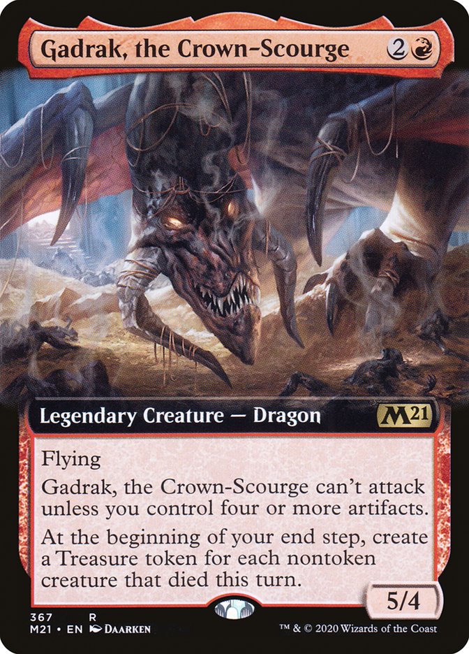 Gadrak, the Crown-Scourge (Extended Art) [Core Set 2021] | Card Merchant Takapuna