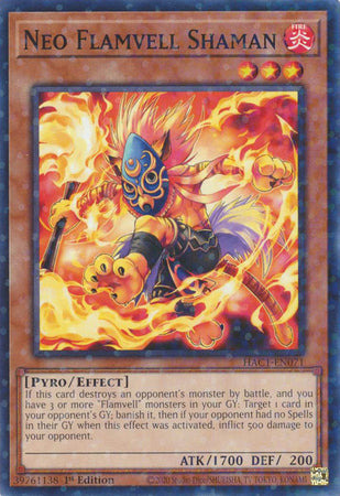 Neo Flamvell Shaman (Duel Terminal) [HAC1-EN071] Common | Card Merchant Takapuna