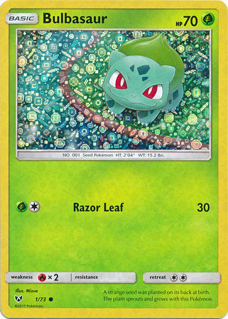 Bulbasaur (1/73) (General Mills Promo) [Sun & Moon: Shining Legends] | Card Merchant Takapuna