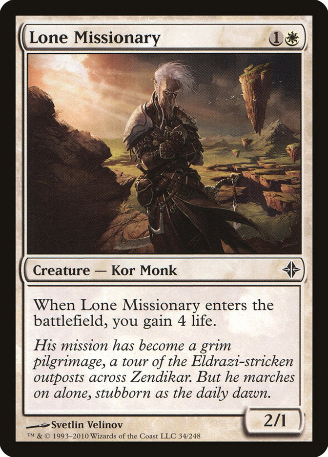 Lone Missionary [Rise of the Eldrazi] | Card Merchant Takapuna