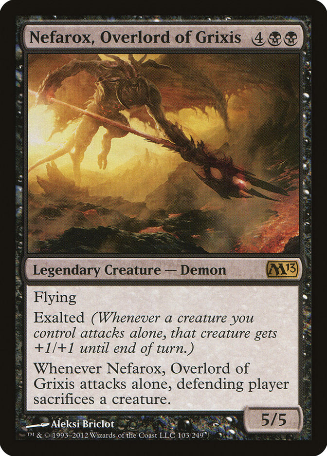 Nefarox, Overlord of Grixis [Magic 2013] | Card Merchant Takapuna